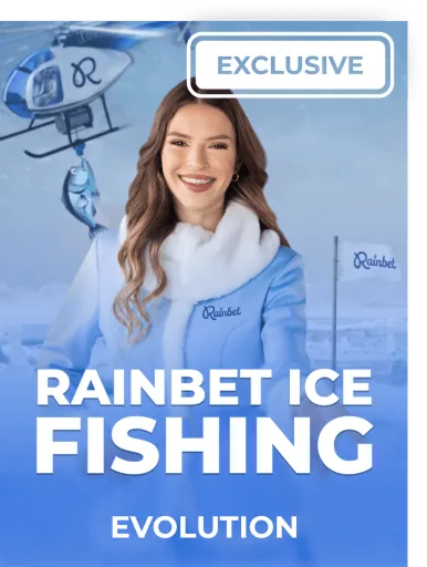 Rainbet Ice Fishing casino game tile